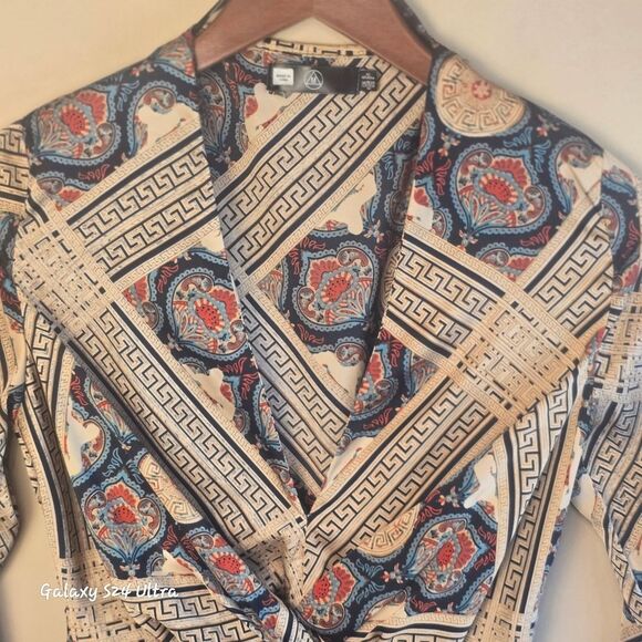 MISSGUIDED Elegant Mini Patterned Dress Women's Size 2 - Picture 8 of 10